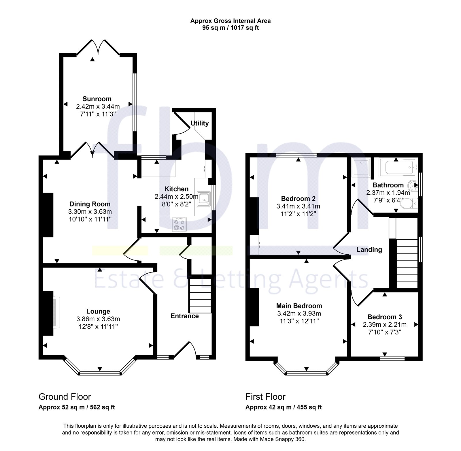 Fronhyfryd,, Spring Gardens, Carmarthenshire floorplan