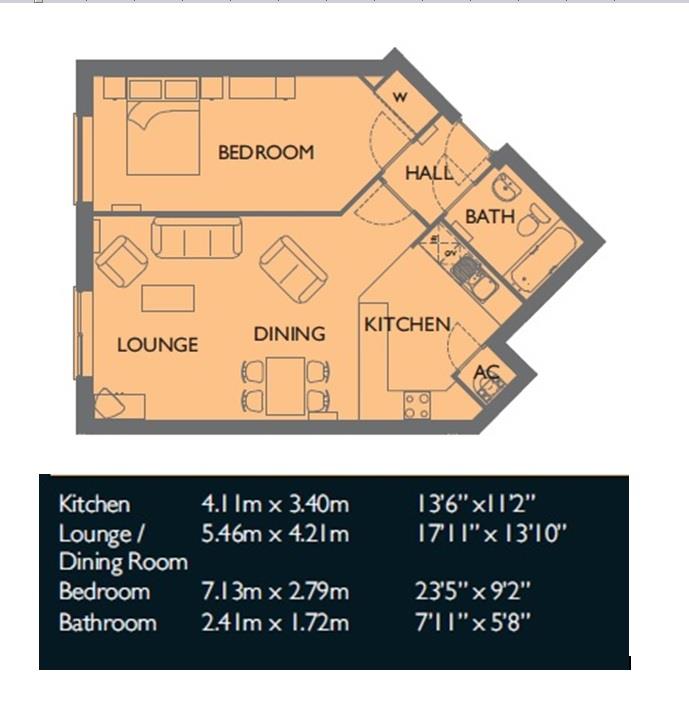 Lincoln Court, Farnborough floorplan