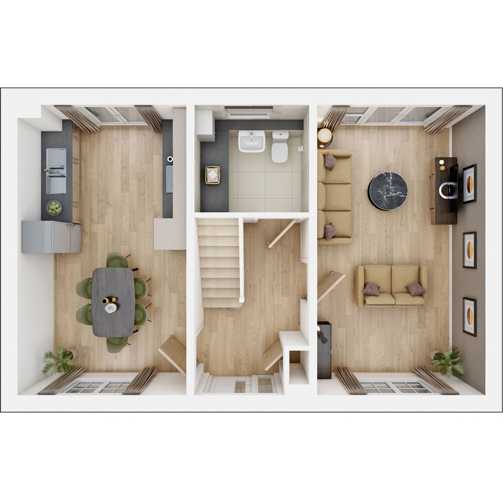 The Carrdale - Plot 34, Chaulden Meadows, Long Chaulden, Hemel Hempstead floorplan