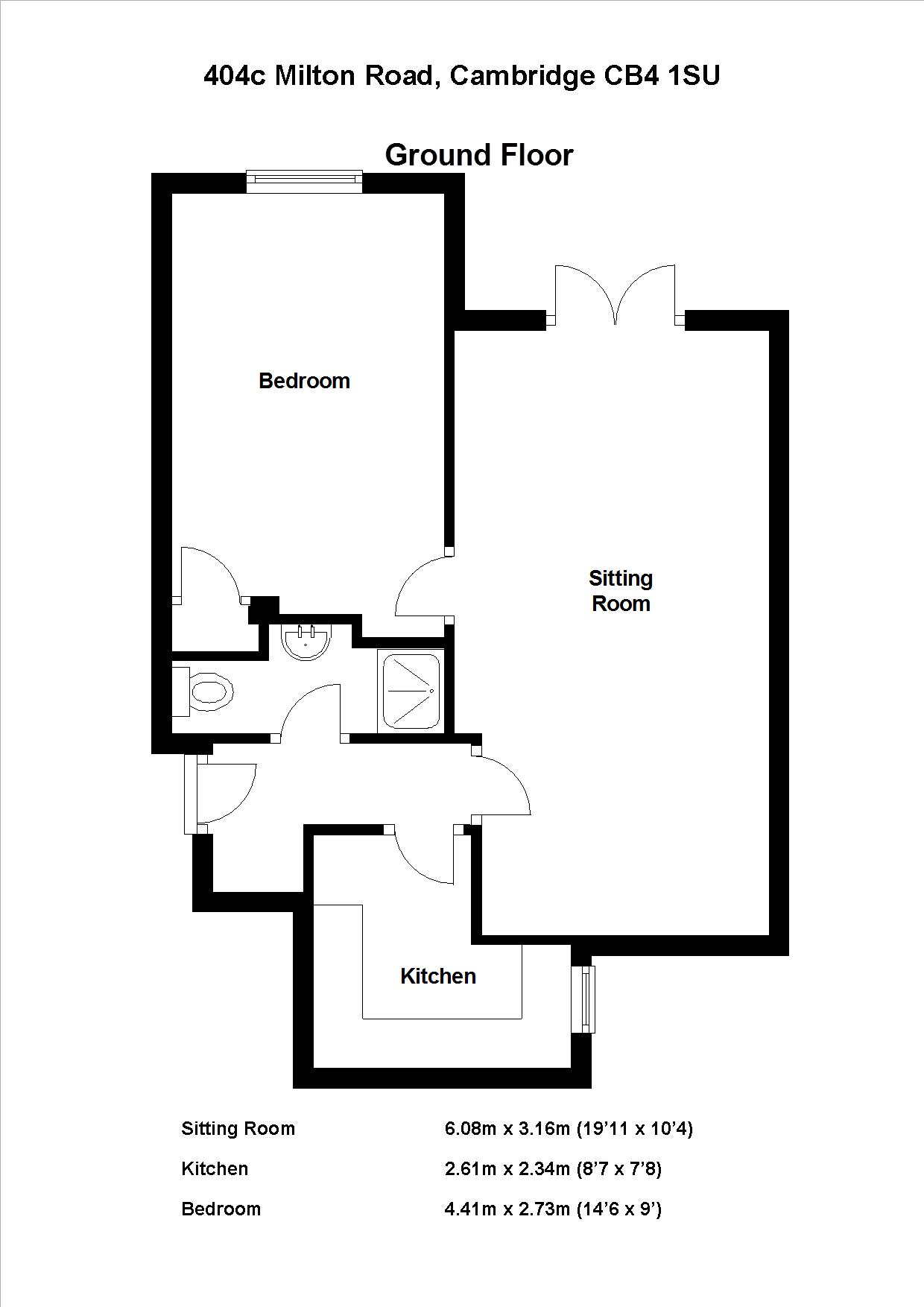 1 Bedrooms Flat to rent in 404c Milton Road, Cambridge CB4