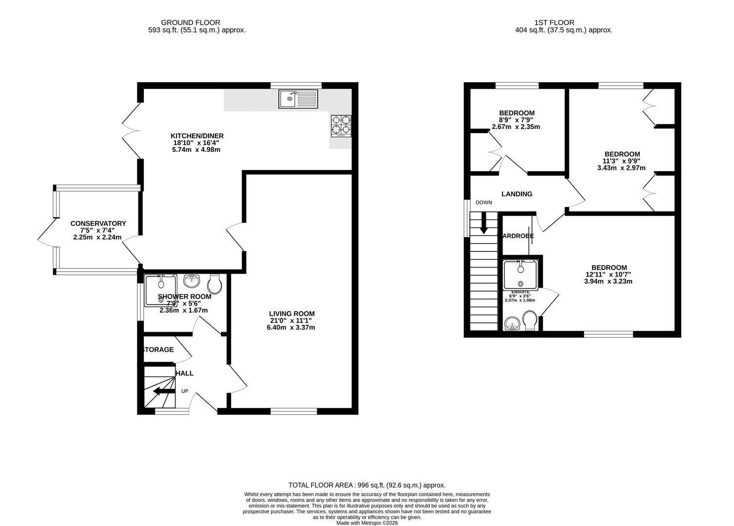 9, Staverton Close, Bristol floorplan