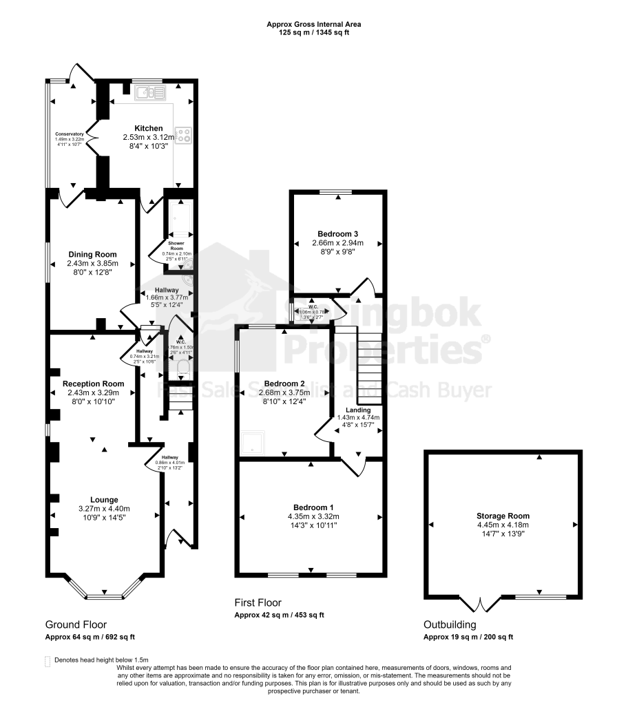 206, Davidson Road, Croydon floorplan