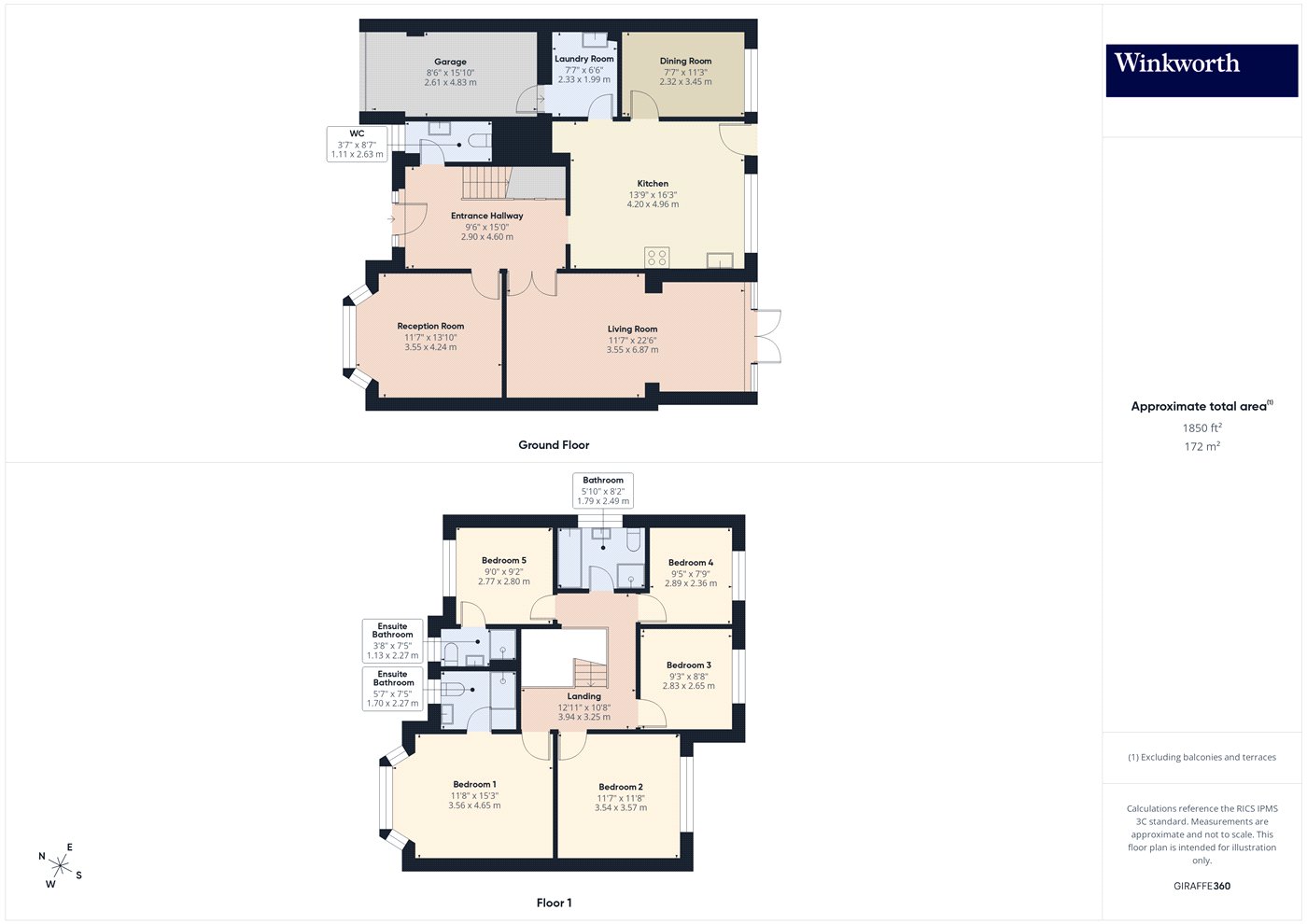 142, Wolmer Gardens, Edgware floorplan