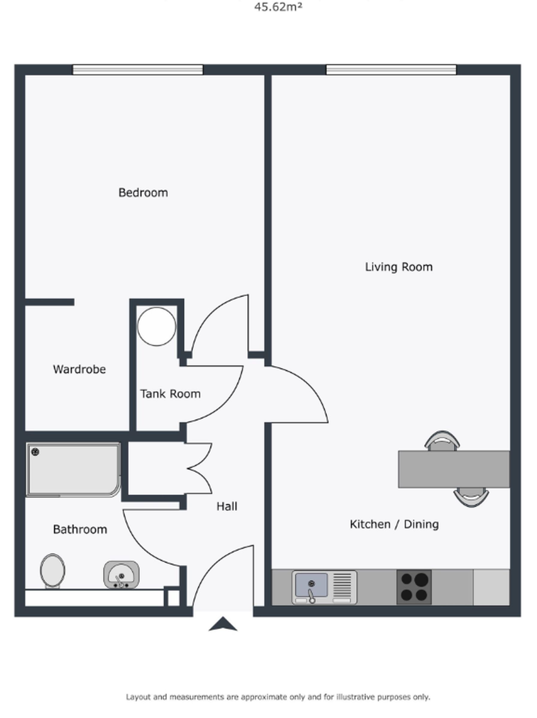 Flat 26 Gerard Court, London floorplan