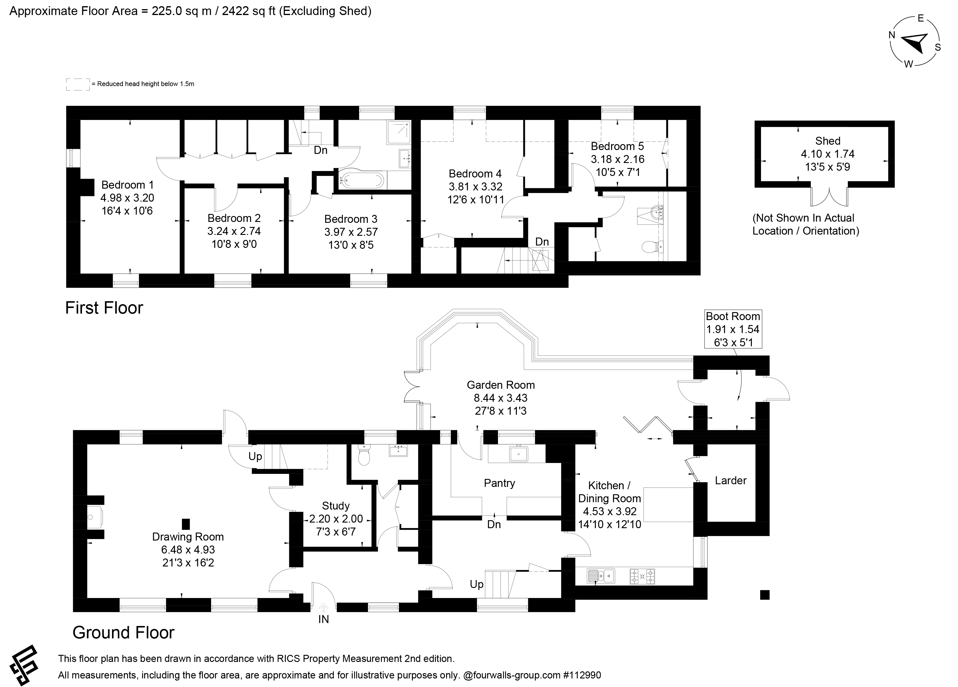 Lane Cottage,, Duck Street, Andover floorplan