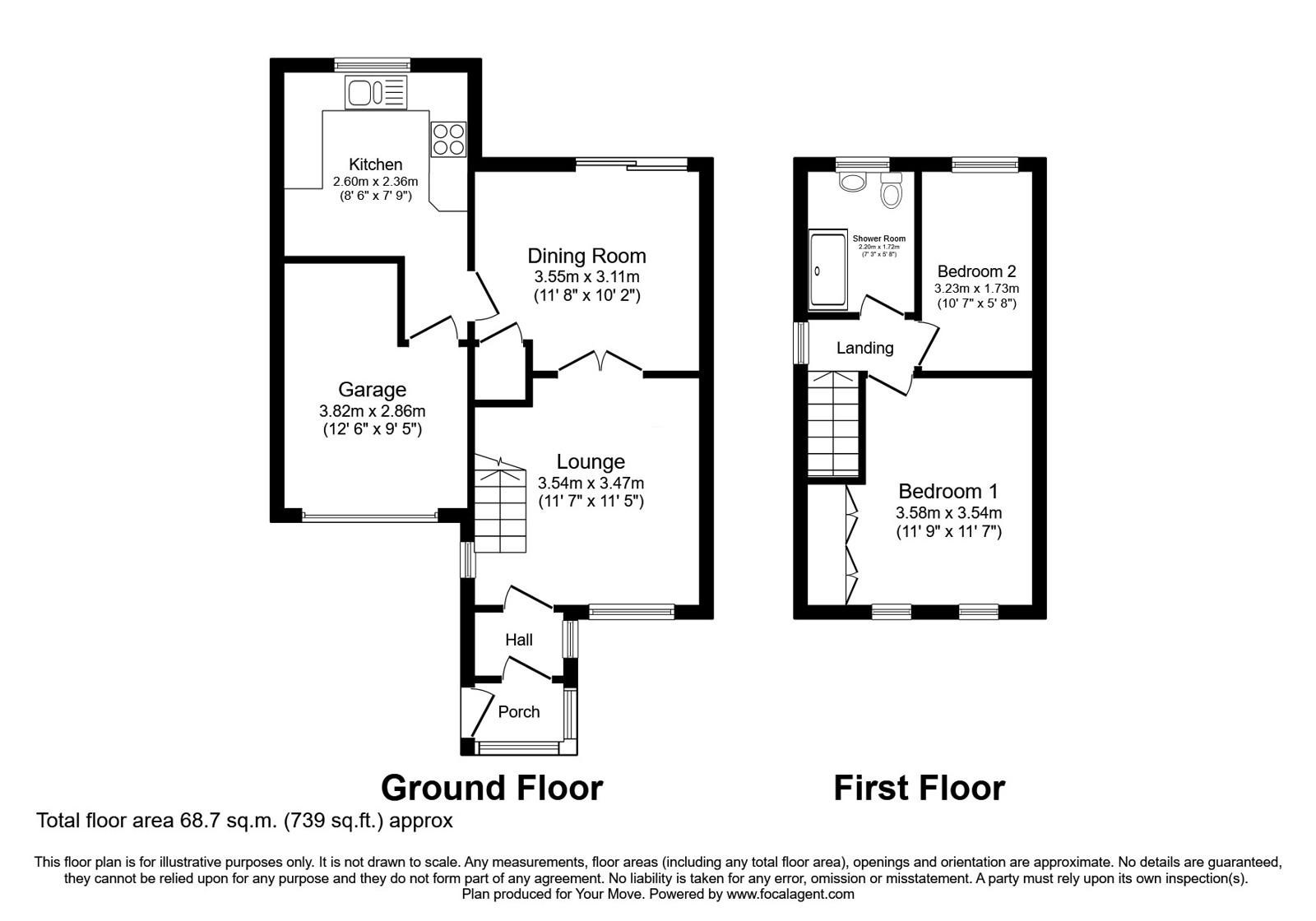 15, Egelwin Close, Staffordshire floorplan
