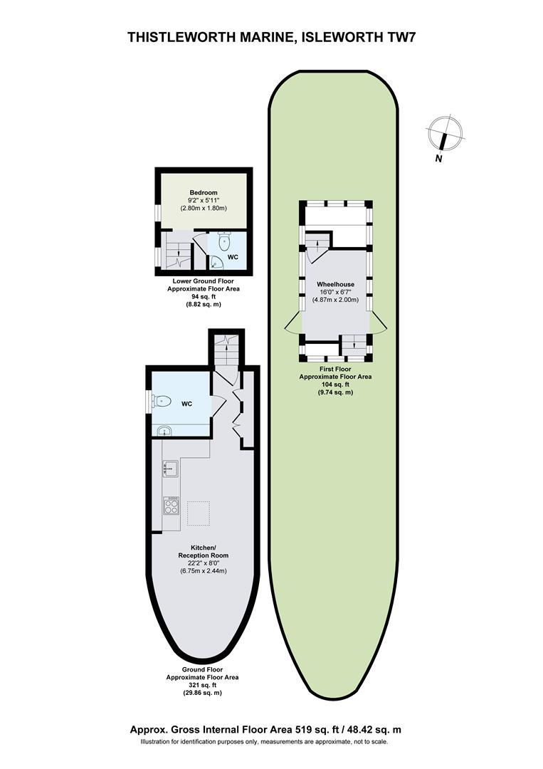 Eendracht II, Thistleworth Marine, Isleworth floorplan