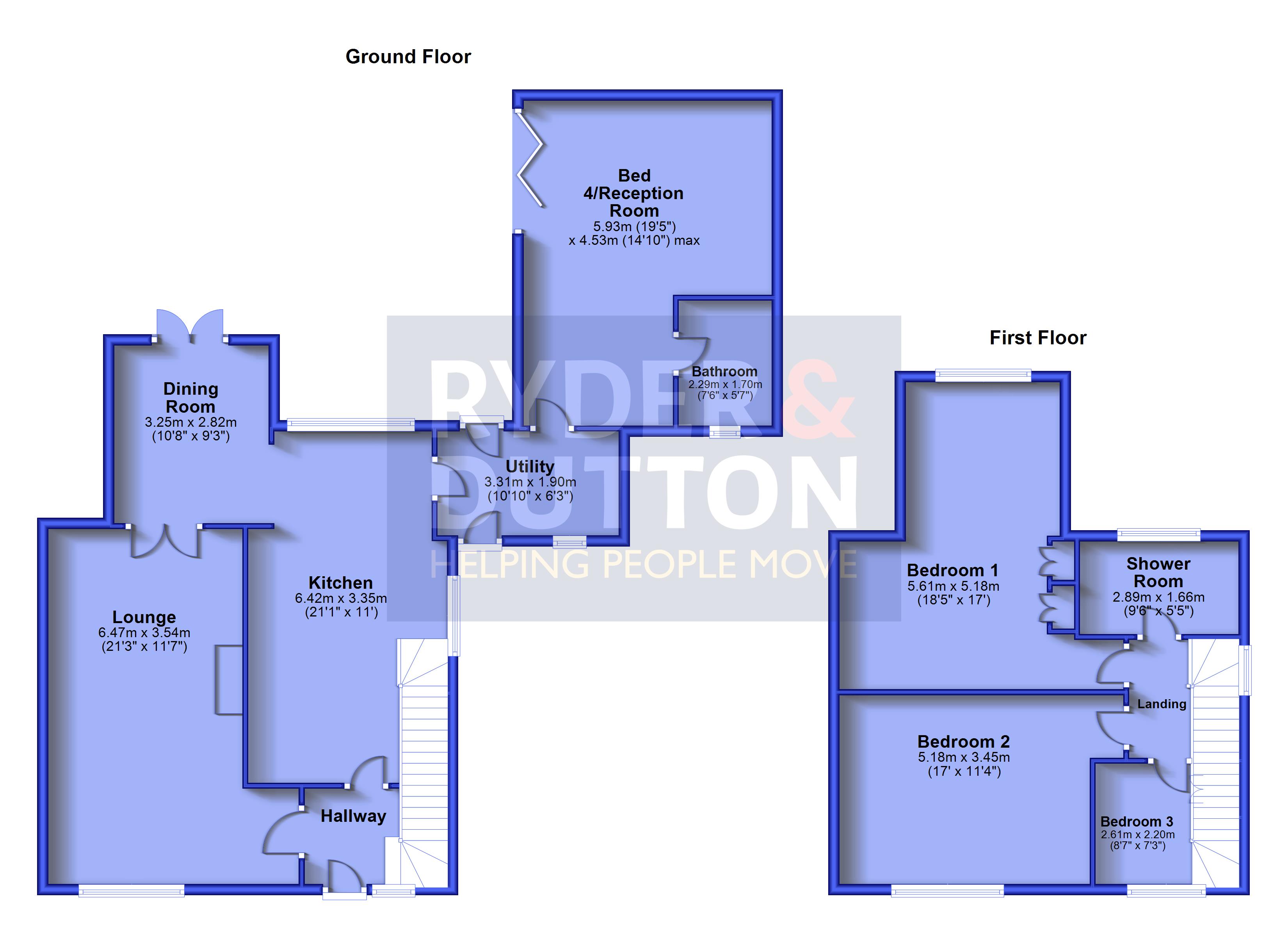 33, Dobb Top Road, Holmfirth floorplan