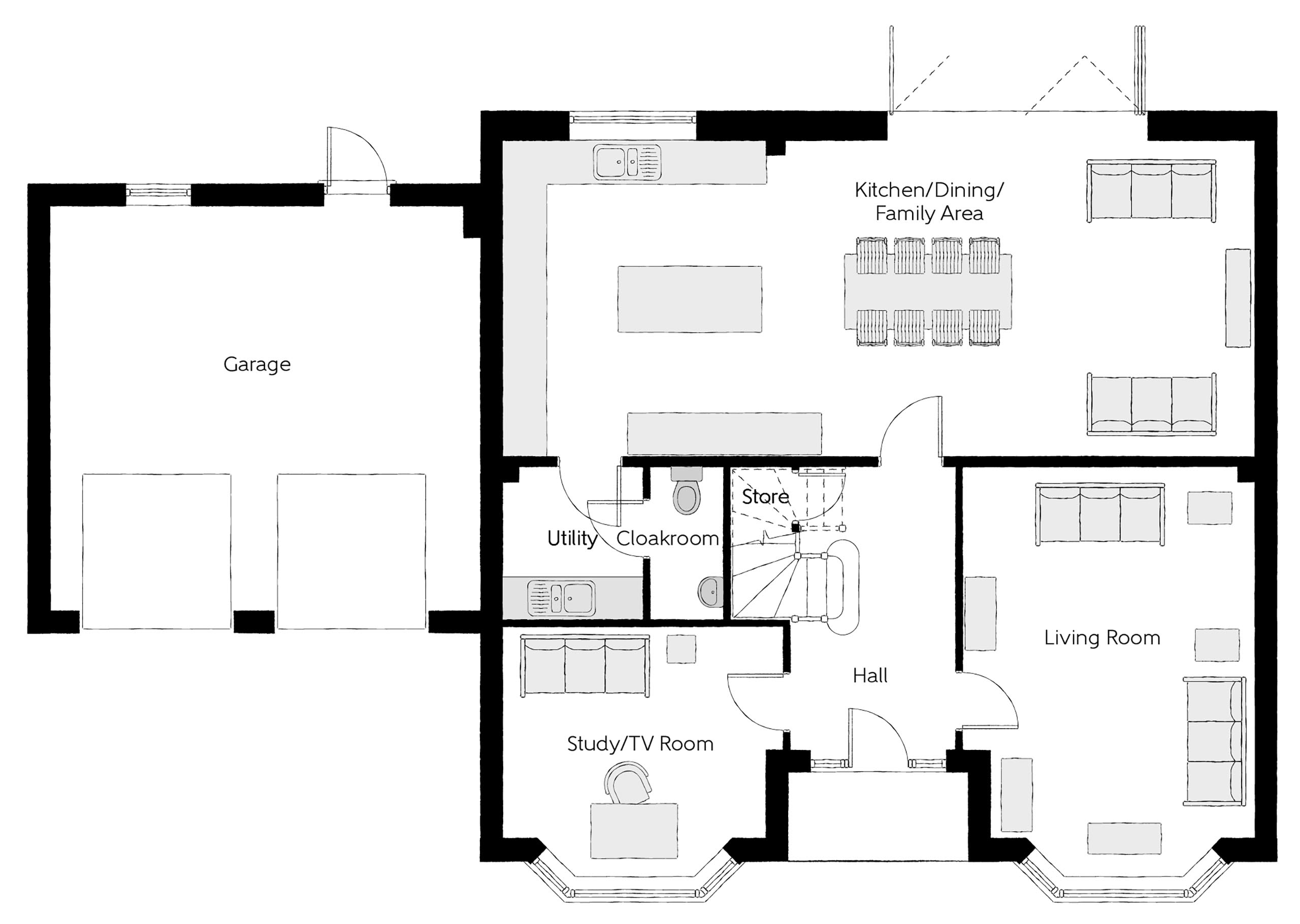 52, Houlgate Way, Axbridge floorplan