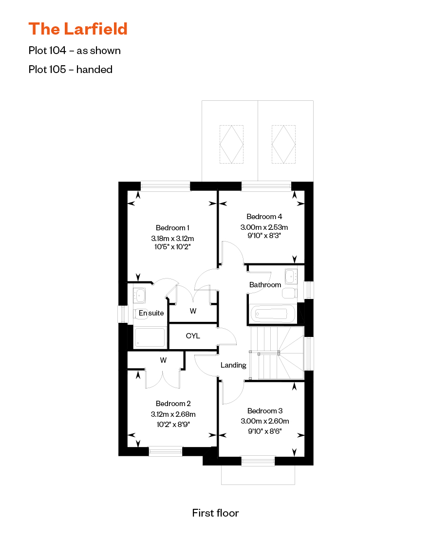 104, Cinderpath Way (Off Plough Road), Great Bentley, Essex, Co7 8Nq floorplan