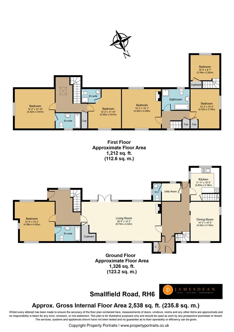 6 Bedrooms Detached house for sale in Smallfield Road, Horley RH6