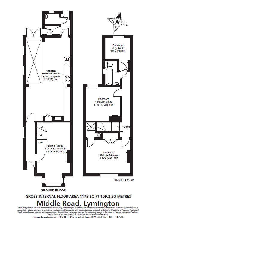 26, Middle Road, Lymington floorplan