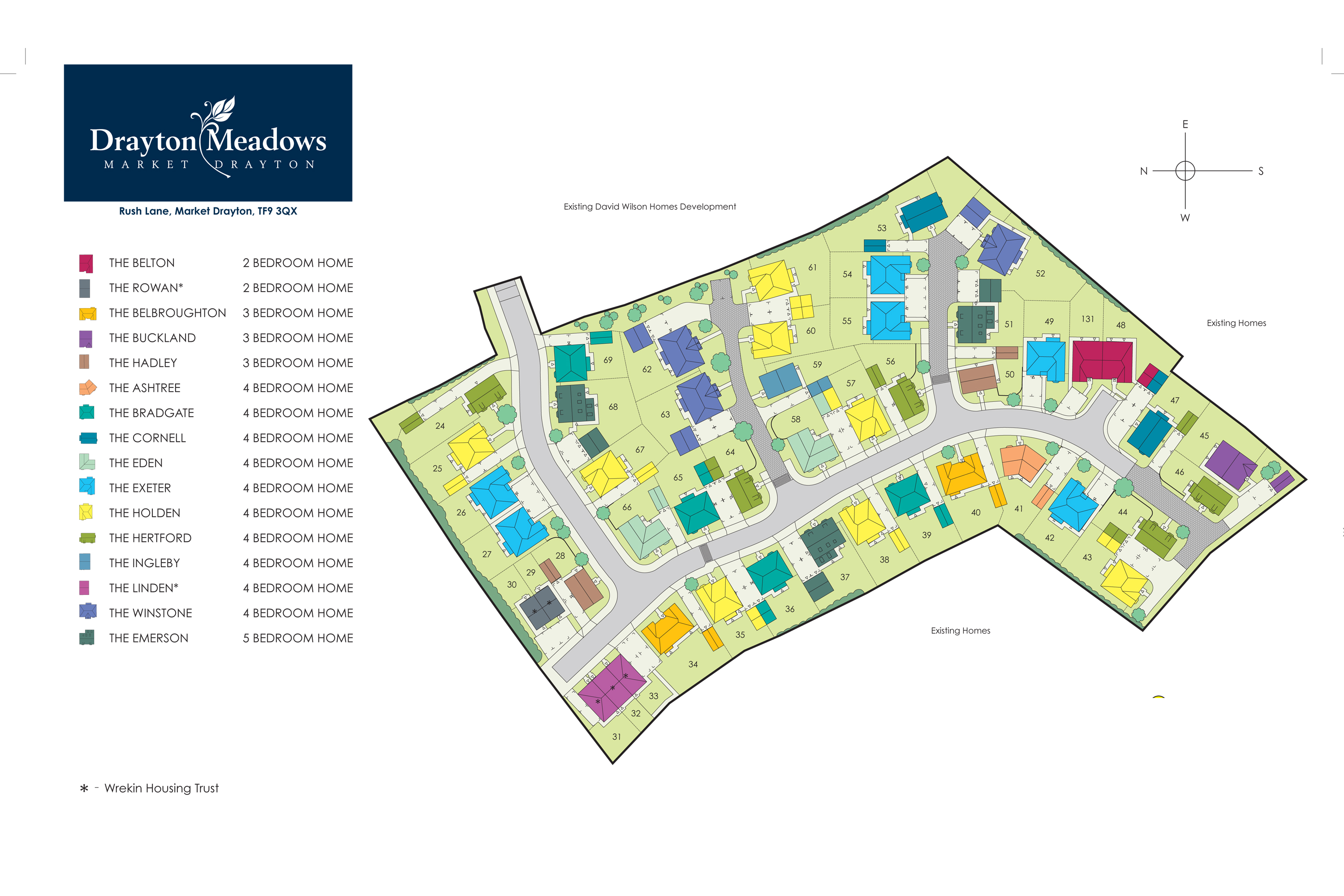 "Hertford" at Blandford Way, Market Drayton TF9, 4 bedroom detached