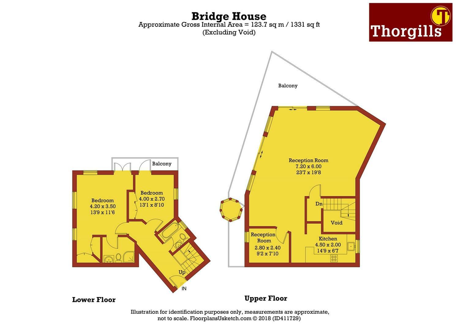 2 Bedrooms Flat to rent in Bridge House, London Road, Brentford TW8