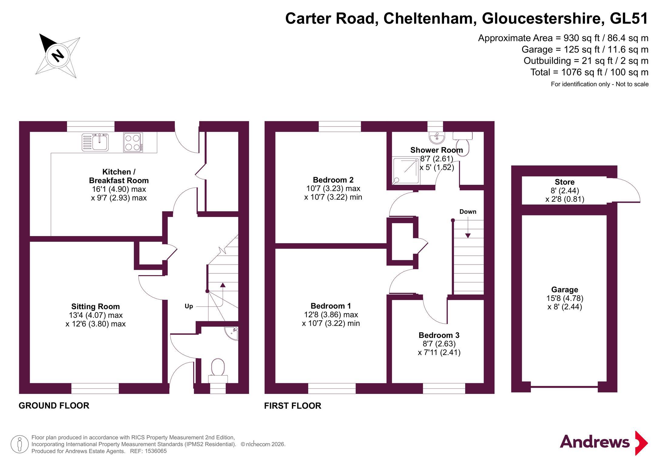 Carter Road, Gloucestershire floorplan