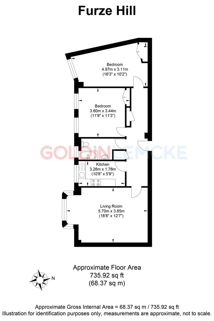 Furze Croft, Furze Hill, Hove floorplan