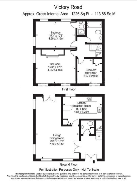 8, Victory Road, London floorplan