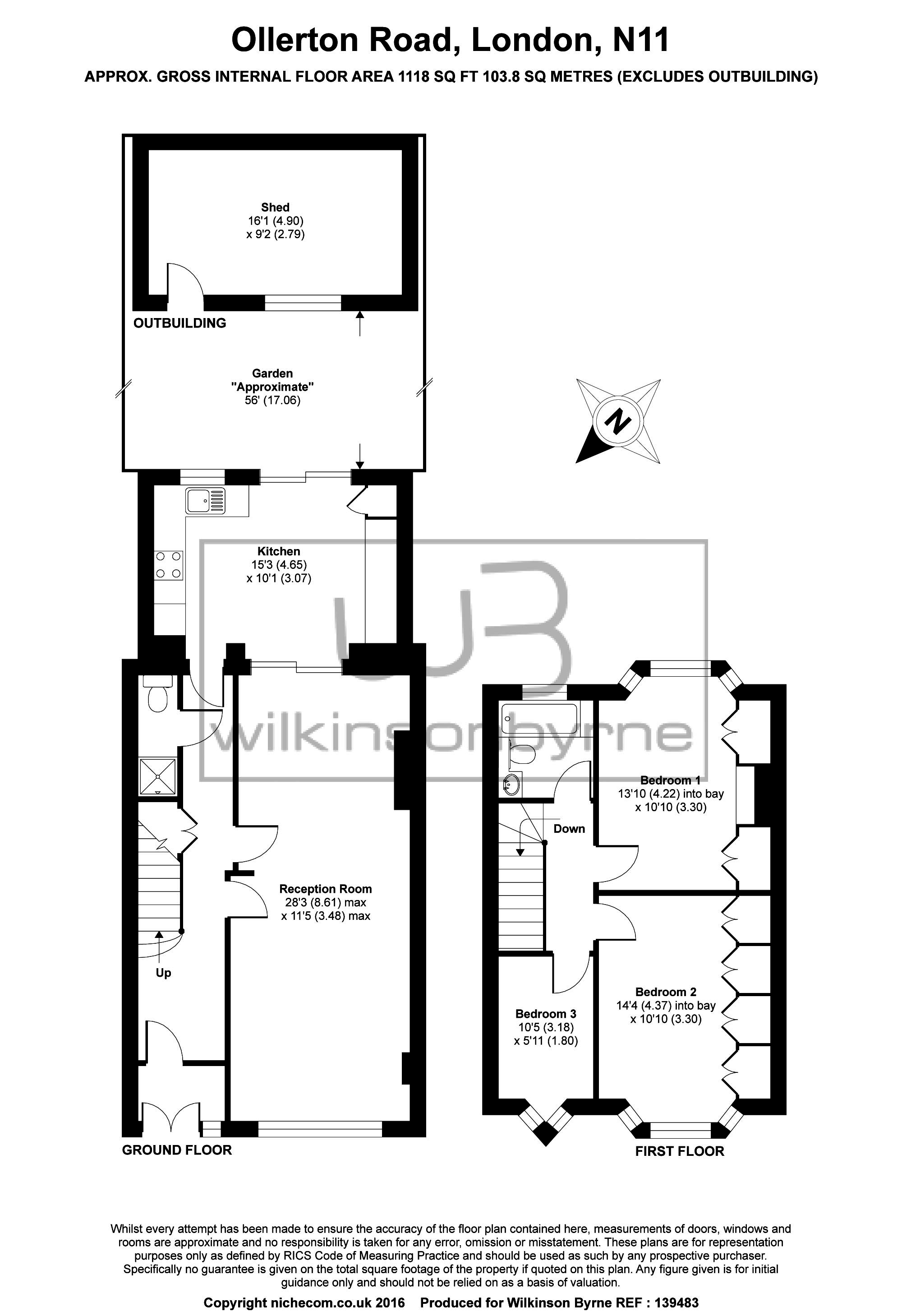 3 Bedrooms Terraced house to rent in Ollerton Road, London N11