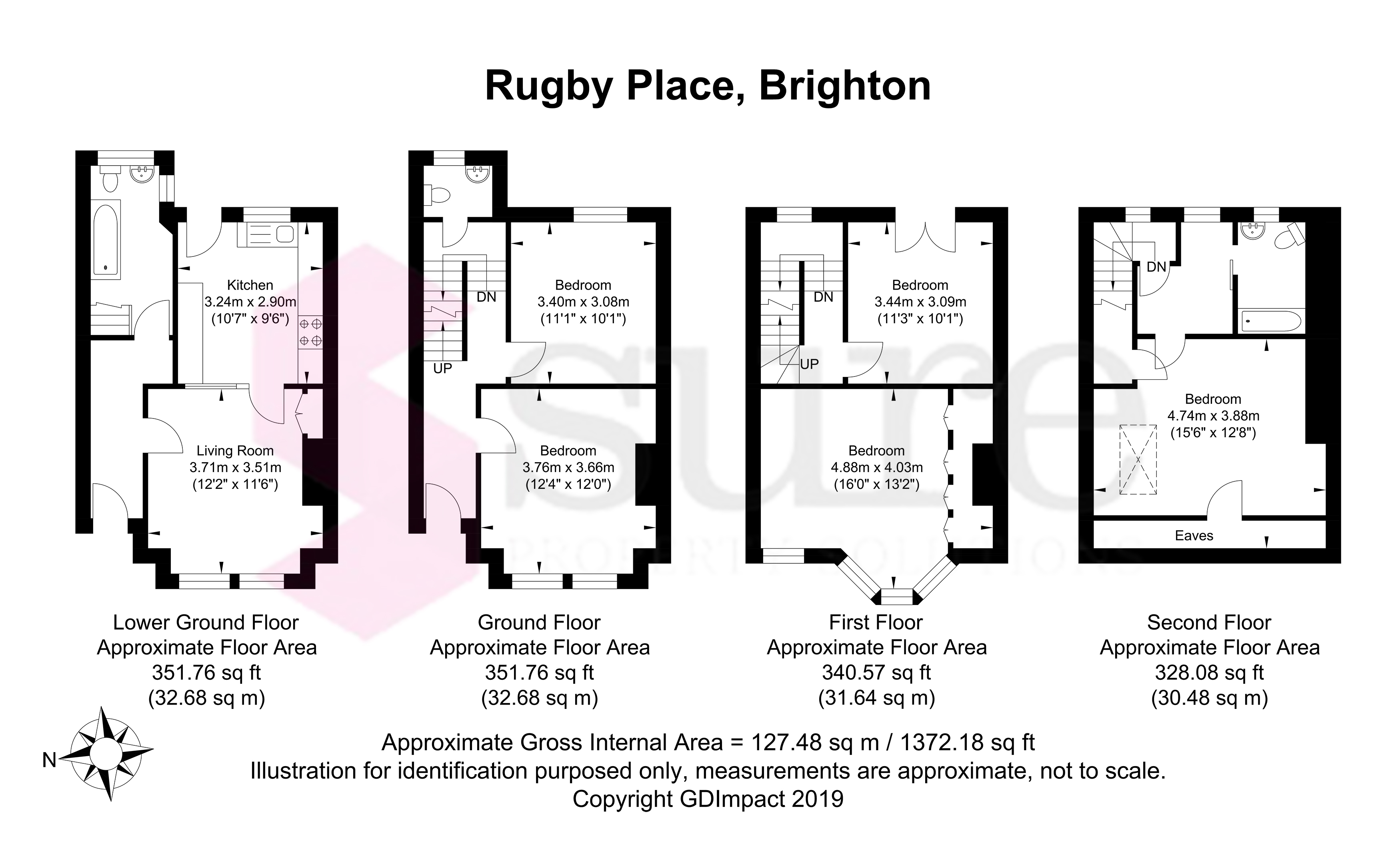 5 Bedrooms Terraced house to rent in Rugby Place, Brighton, East Sussex BN2