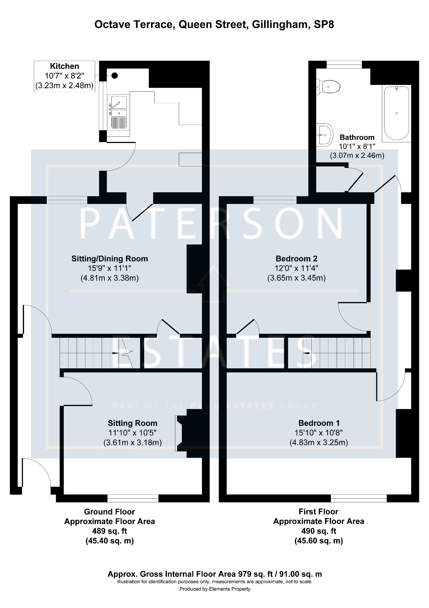 7 Octave Terrace, Gillingham floorplan