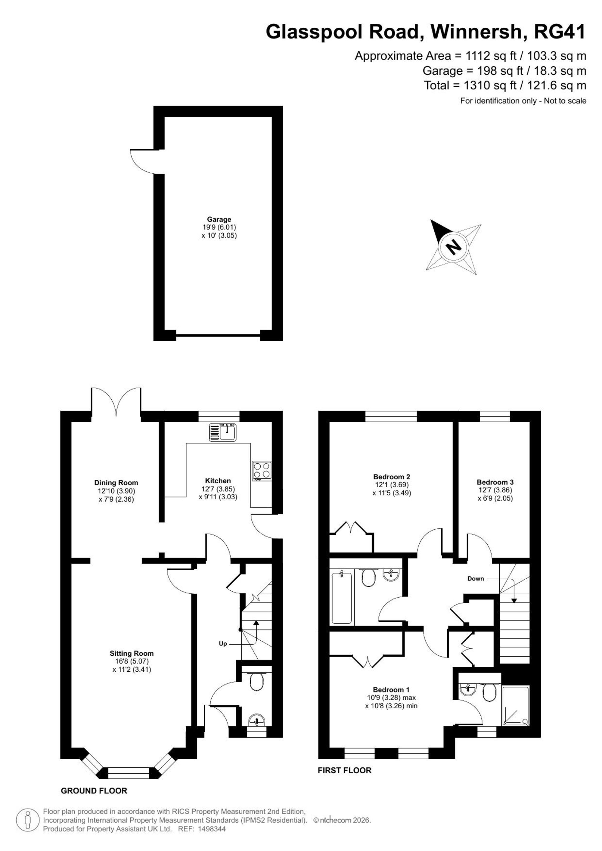 26 Glasspool Road, Wokingham floorplan