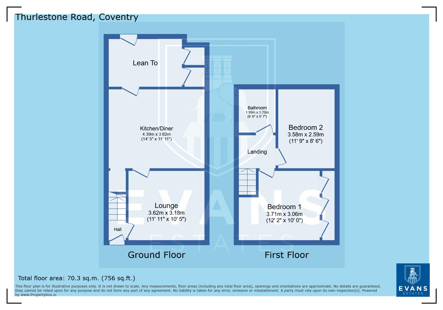 60, Thurlestone Road, Coventry floorplan