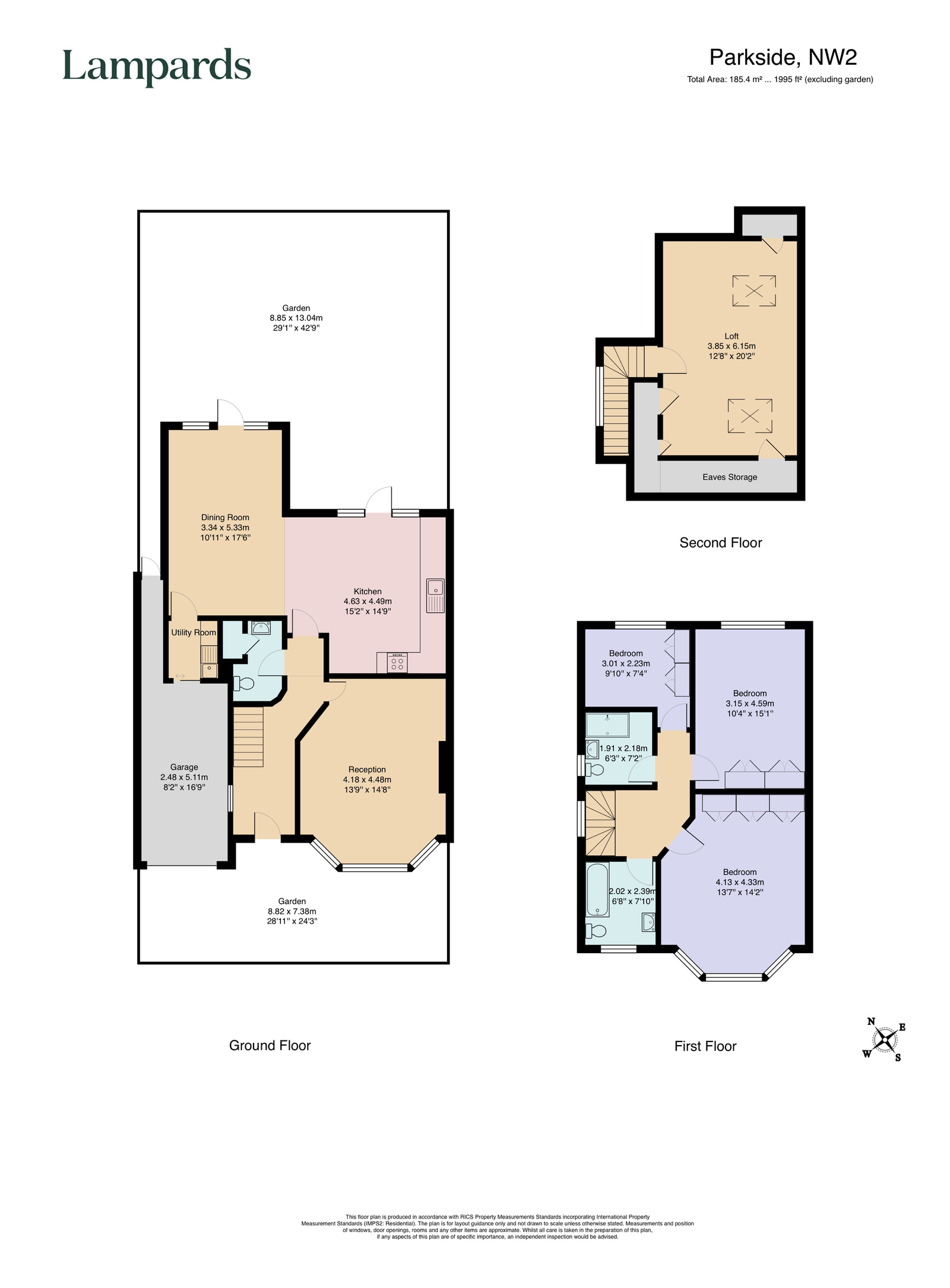 16, Parkside, London floorplan