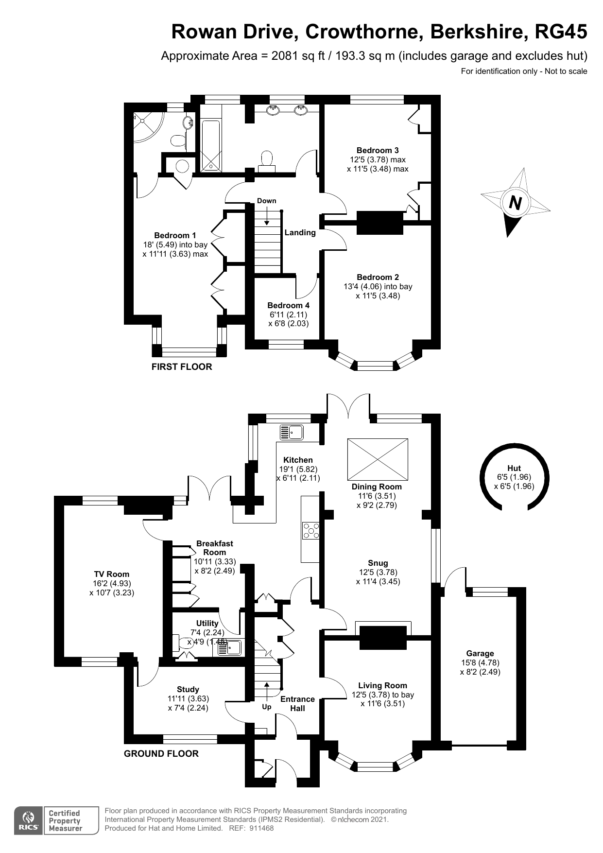 Rowan Drive, Crowthorne, Berkshire RG45, 4 bedroom detached house for sale 63325068