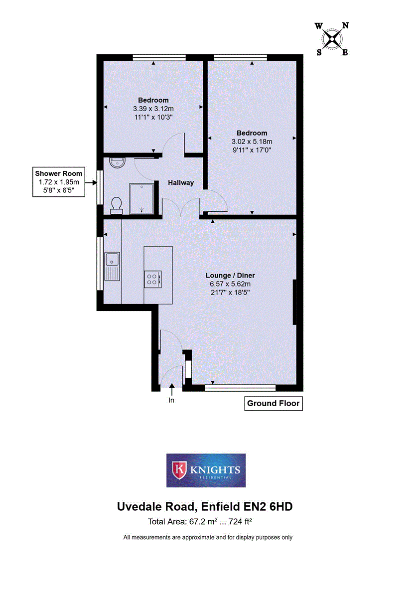 103, Uvedale Court, Enfield floorplan
