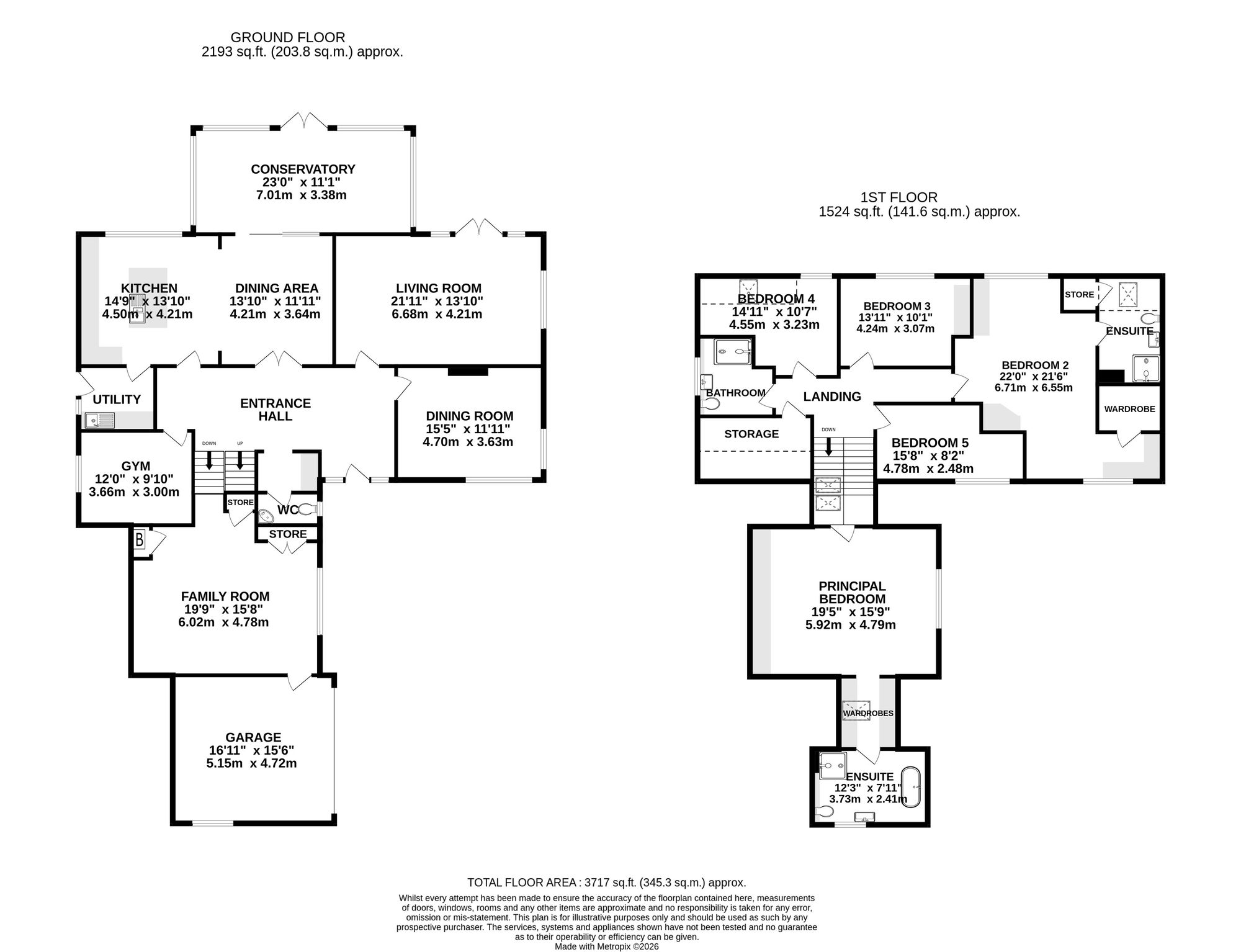Overtrees, 1 Hough Lane, Wilmslow floorplan