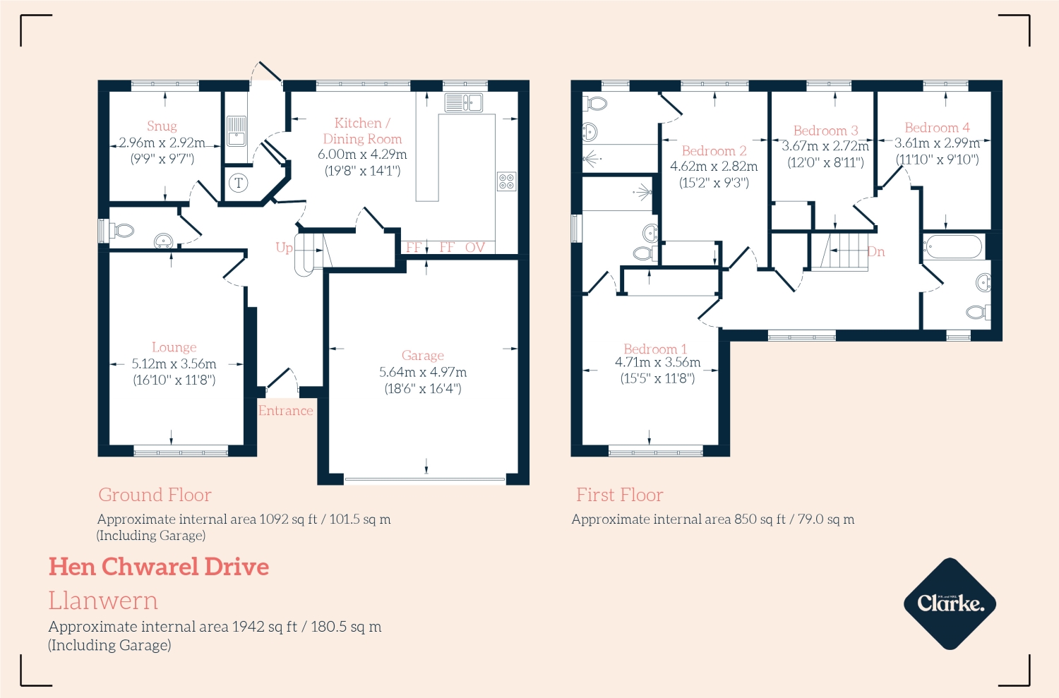 45, Hen Chwarel Drive, Newport floorplan