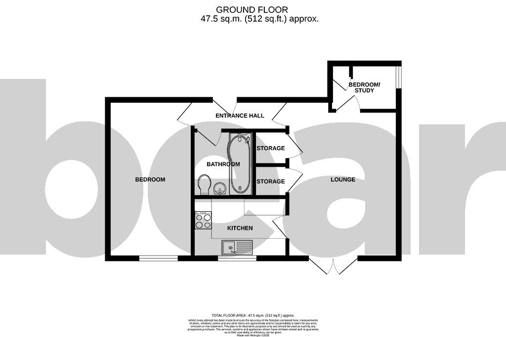 1 Milbourn Court, Middle Mead, Rochford floorplan