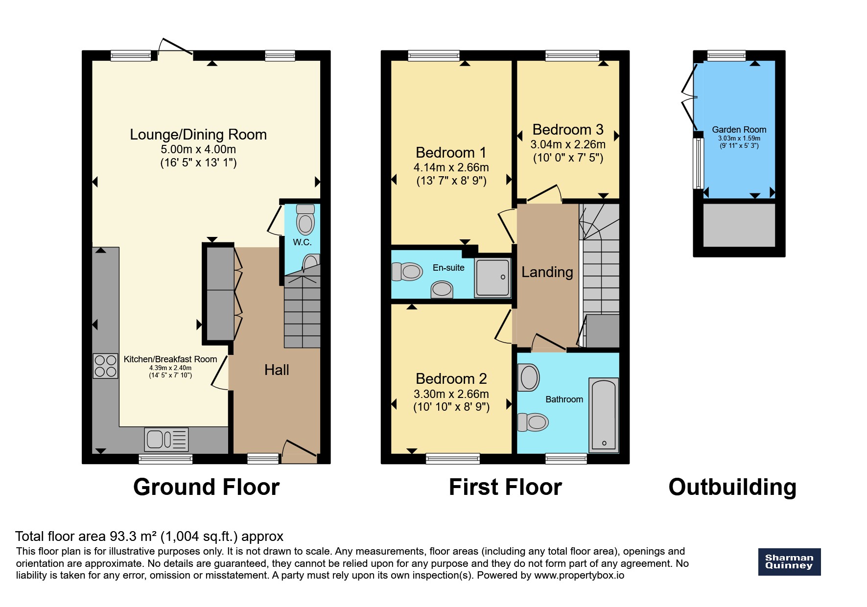 13, Moorlands Close, Royston floorplan