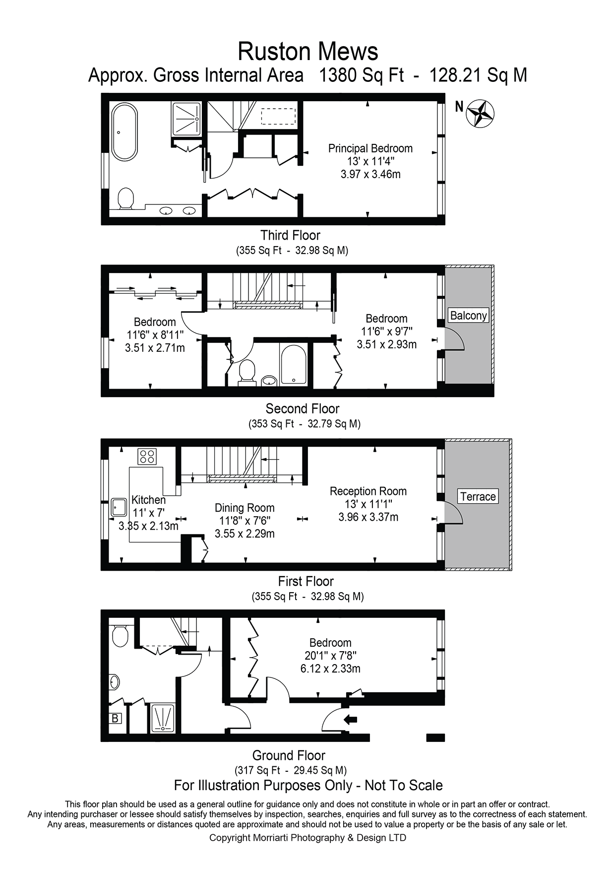 Ruston Mews, London floorplan