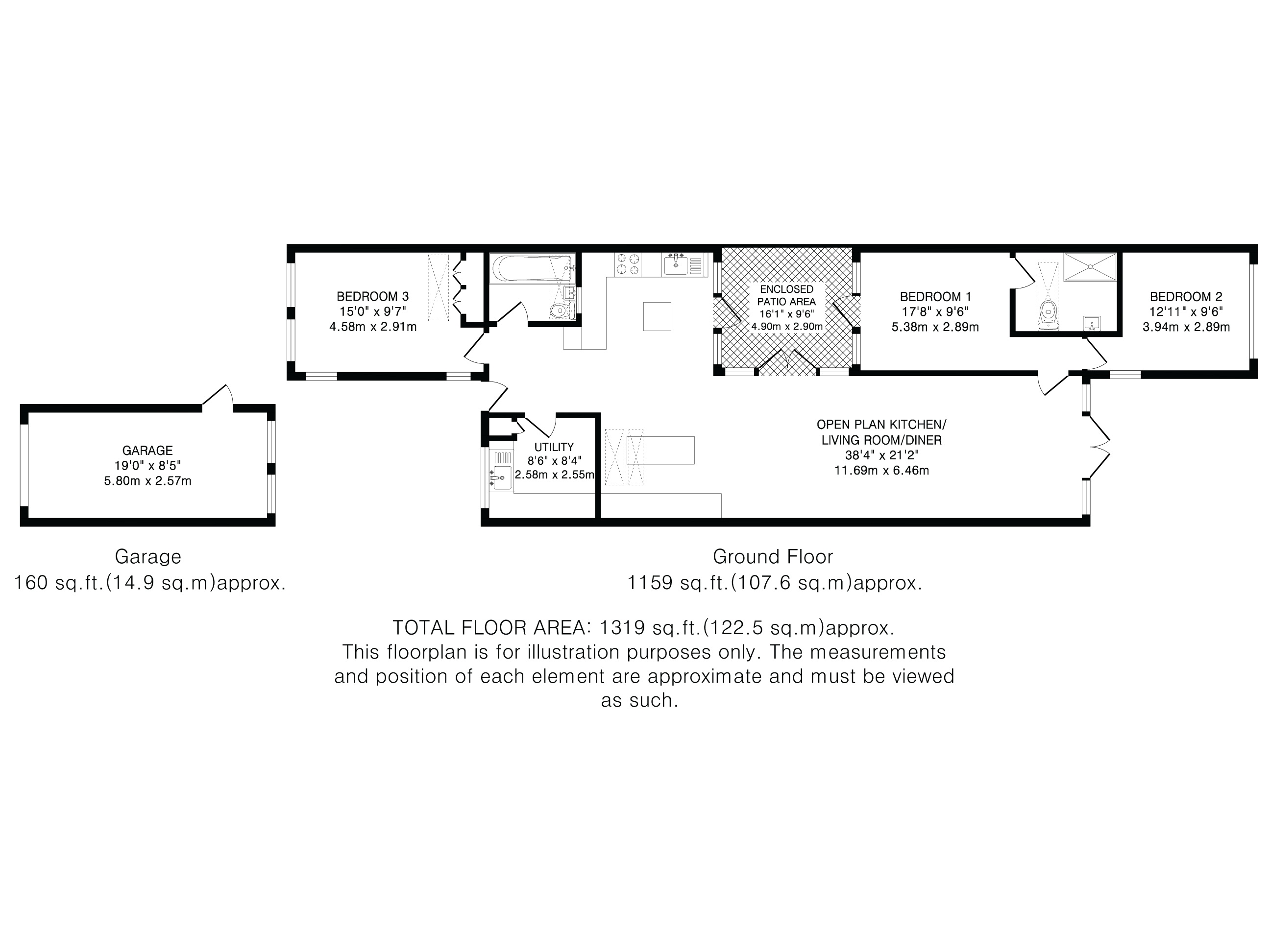 35, The Ryde, Hatfield floorplan