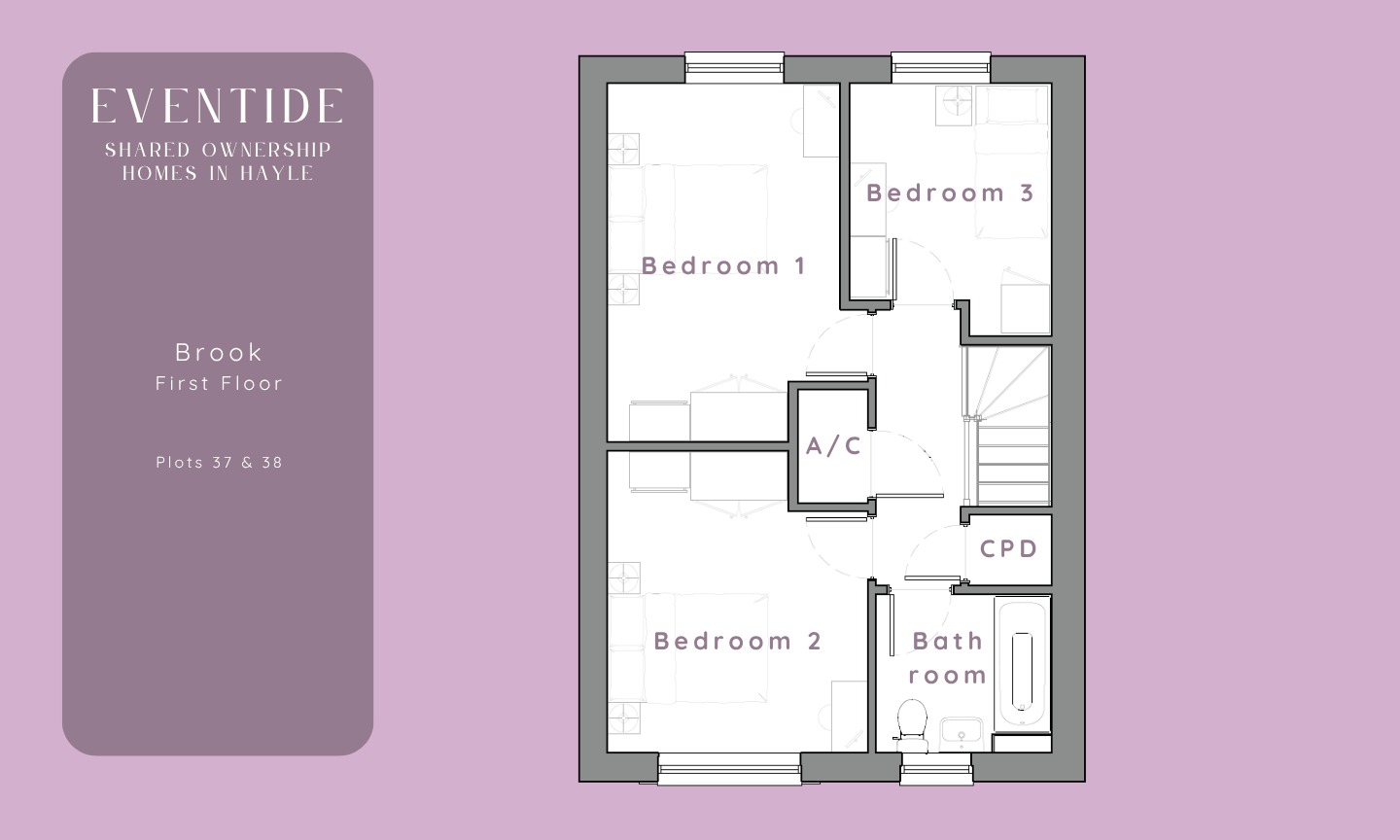 Brook, Campion Way, Cornwall floorplan