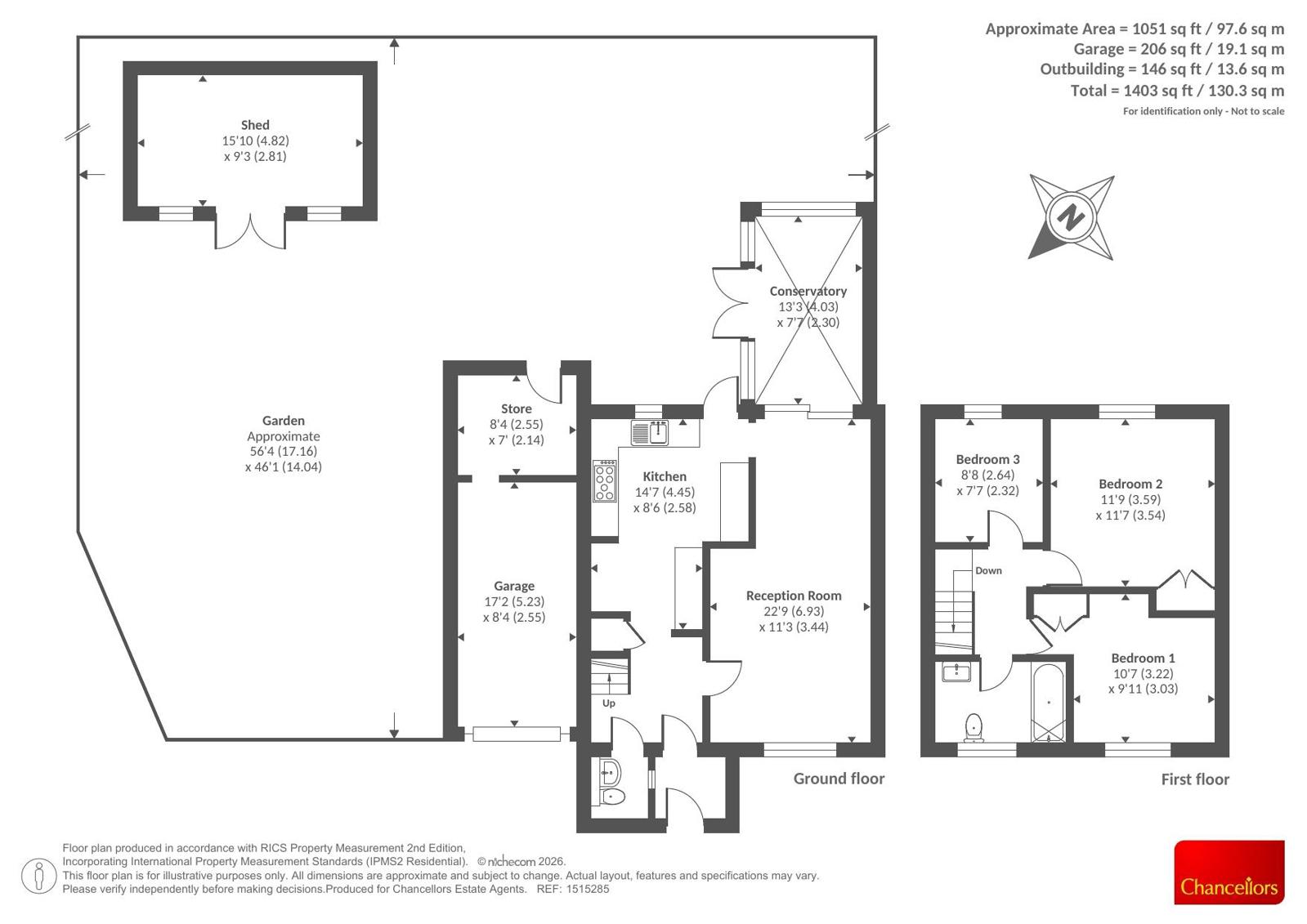 1, School Close, Abingdon floorplan