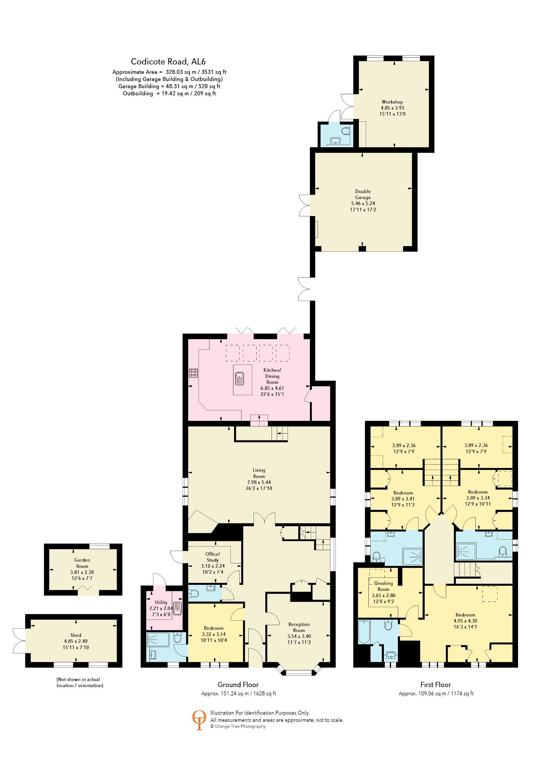 107, Codicote Road, Welwyn floorplan