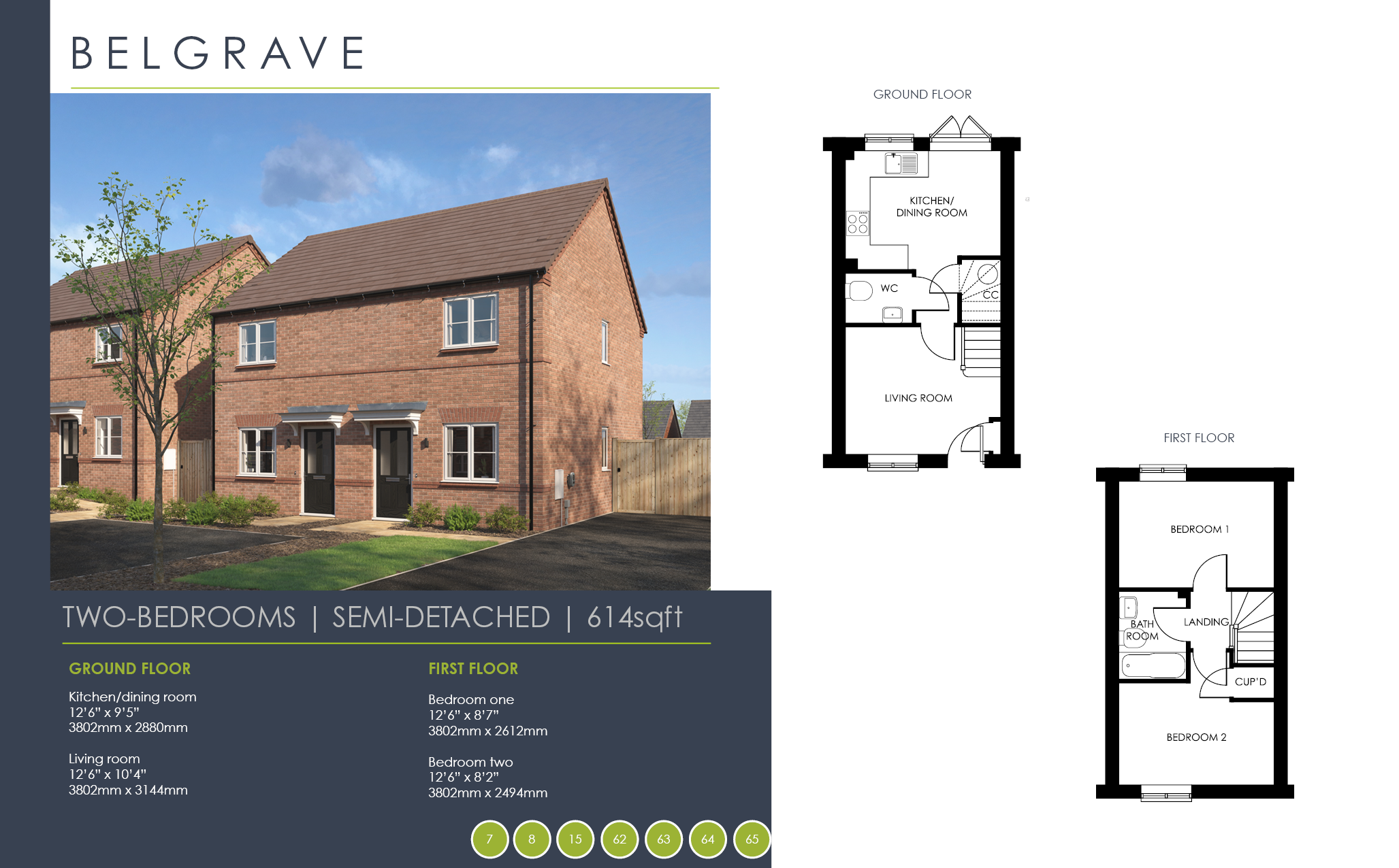13, "The Belgrave", Powell Avenue, Park Hall floorplan