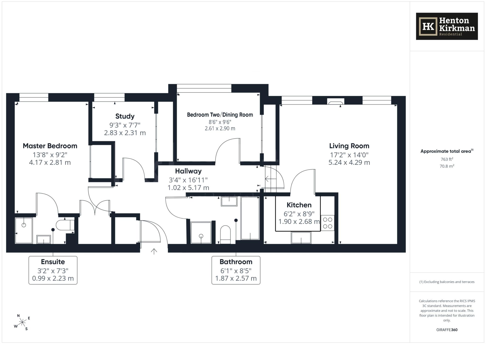 Flat 7, Priory Place, Stock Road, Billericay floorplan