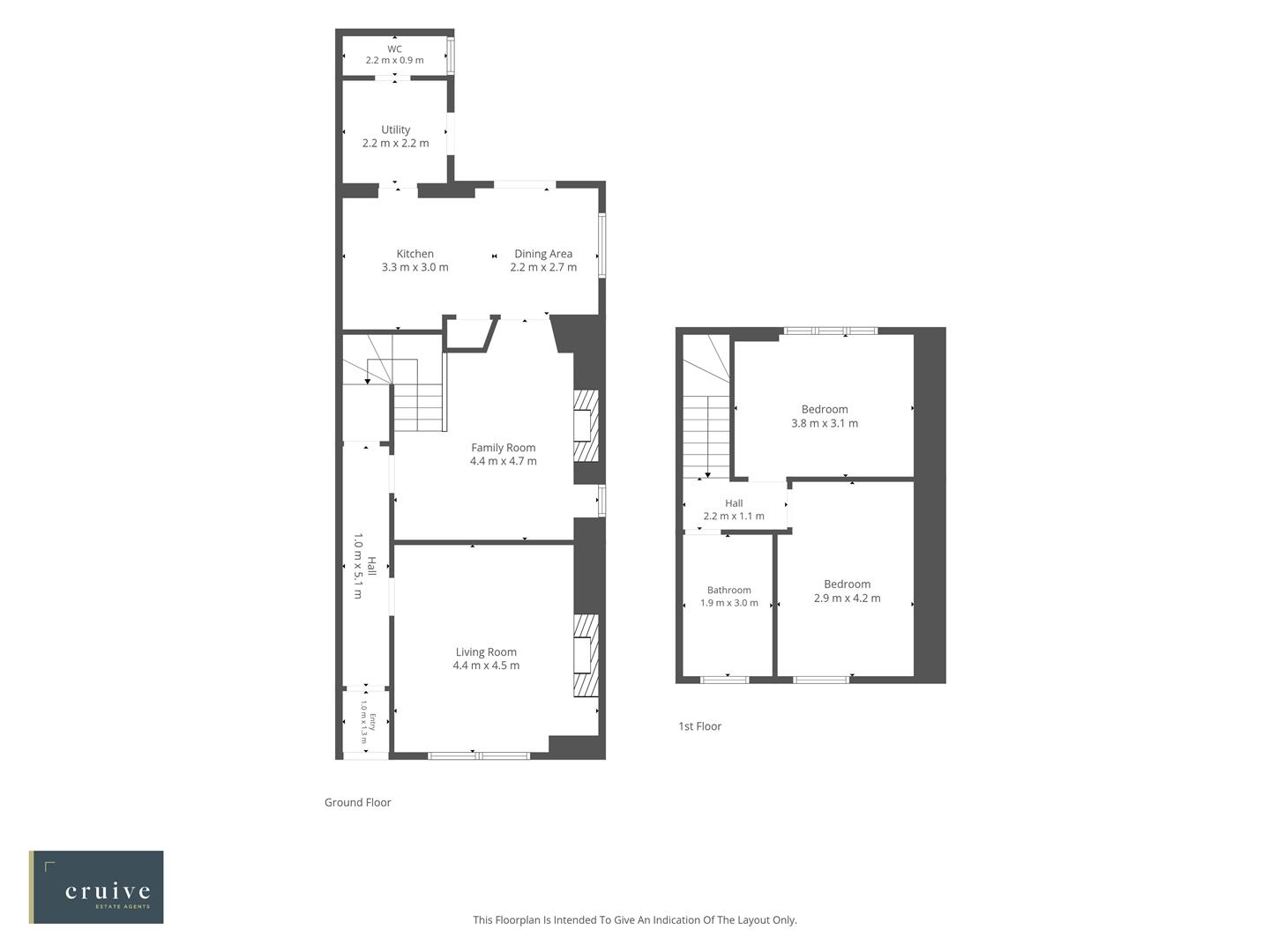 23, Vicars Road, Larkhall floorplan