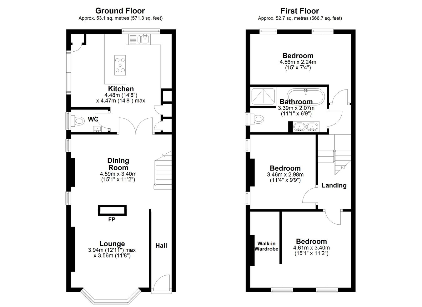 44, Church Road, Dover floorplan