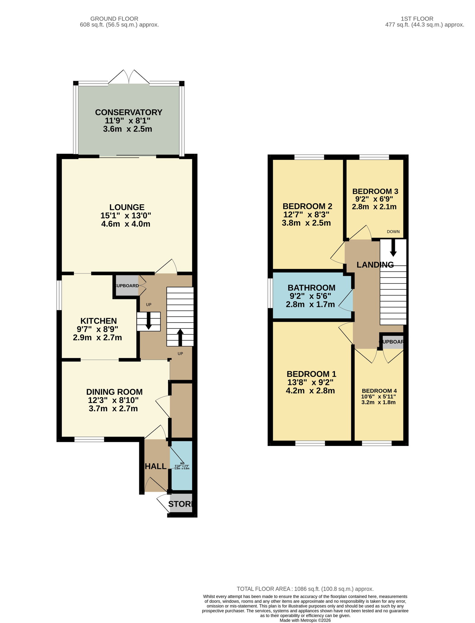 74, Sunfield, Stockport floorplan