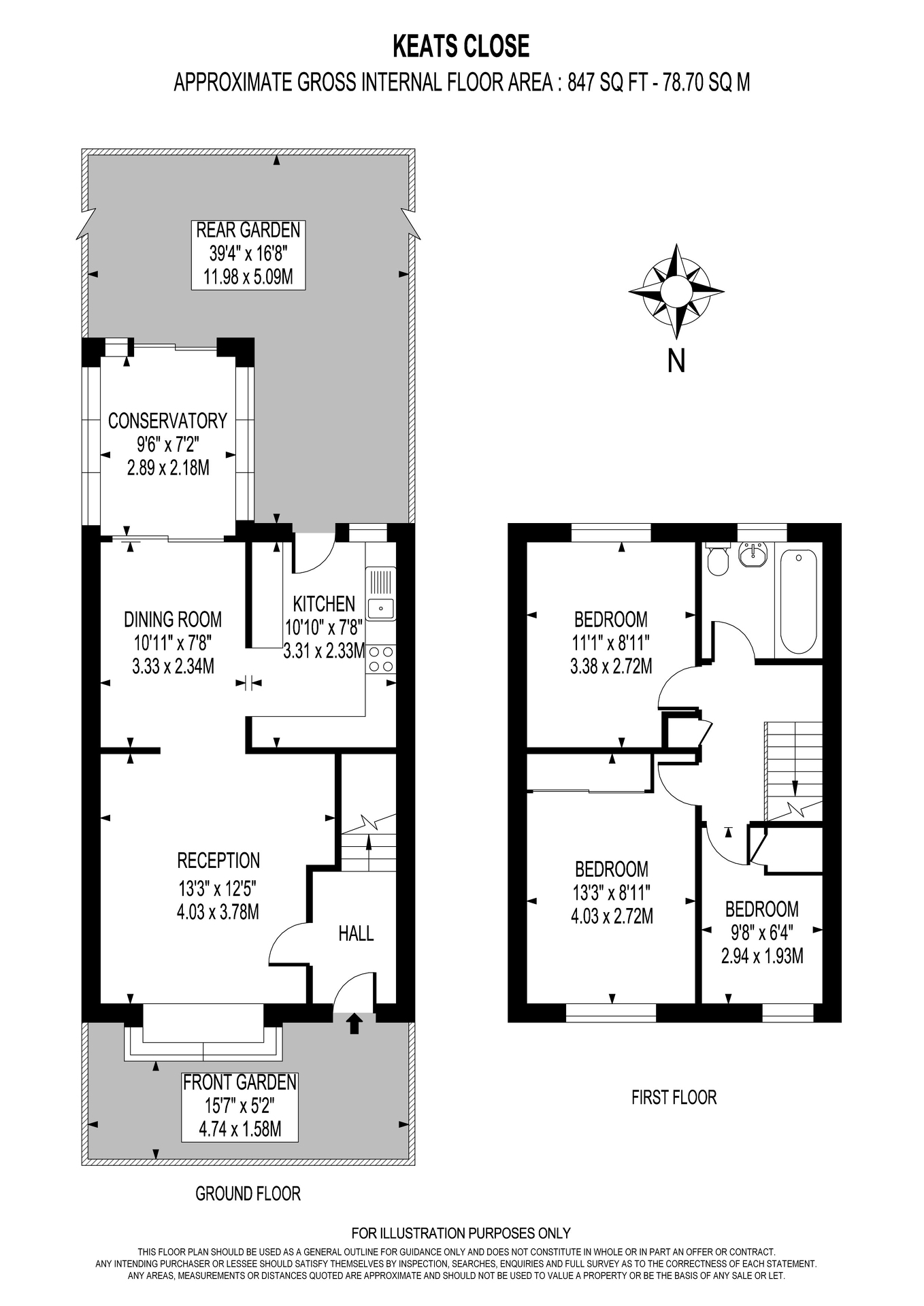 Keats Close, SOUTH WIMBLEDON floorplan