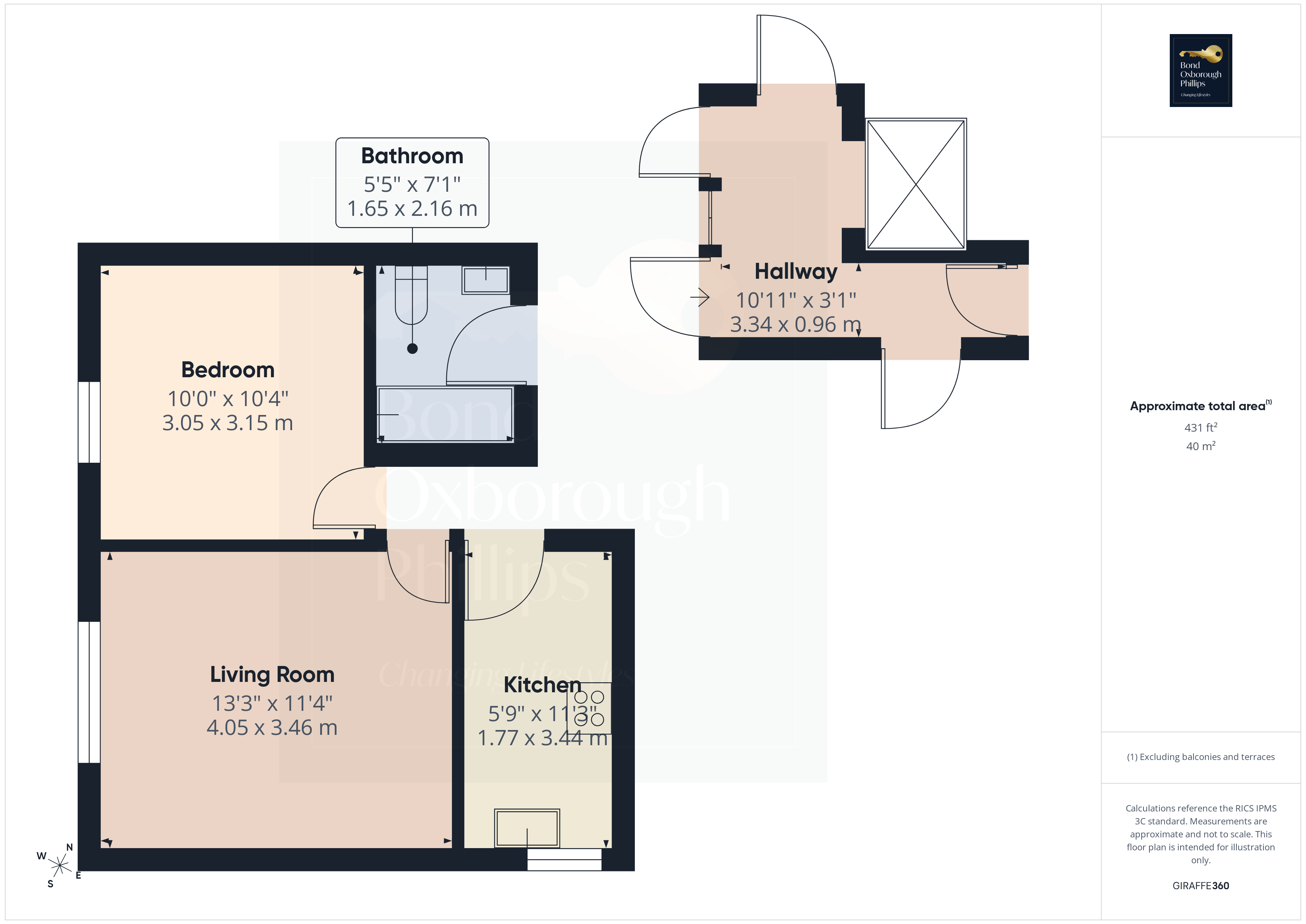 Flat 8, Bicclescombe Court,, Park Court, Devon floorplan
