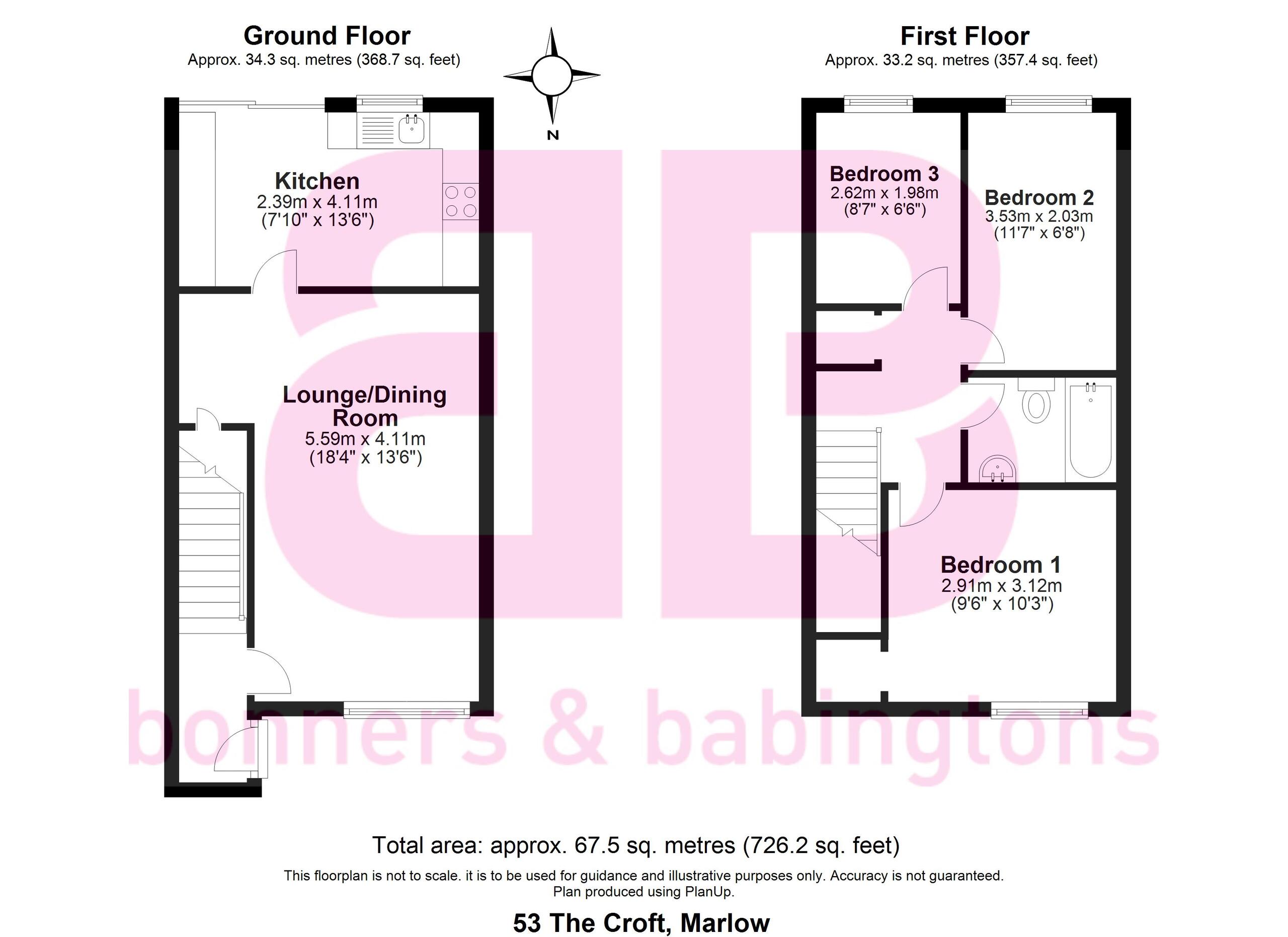 53 The Croft, Marlow floorplan