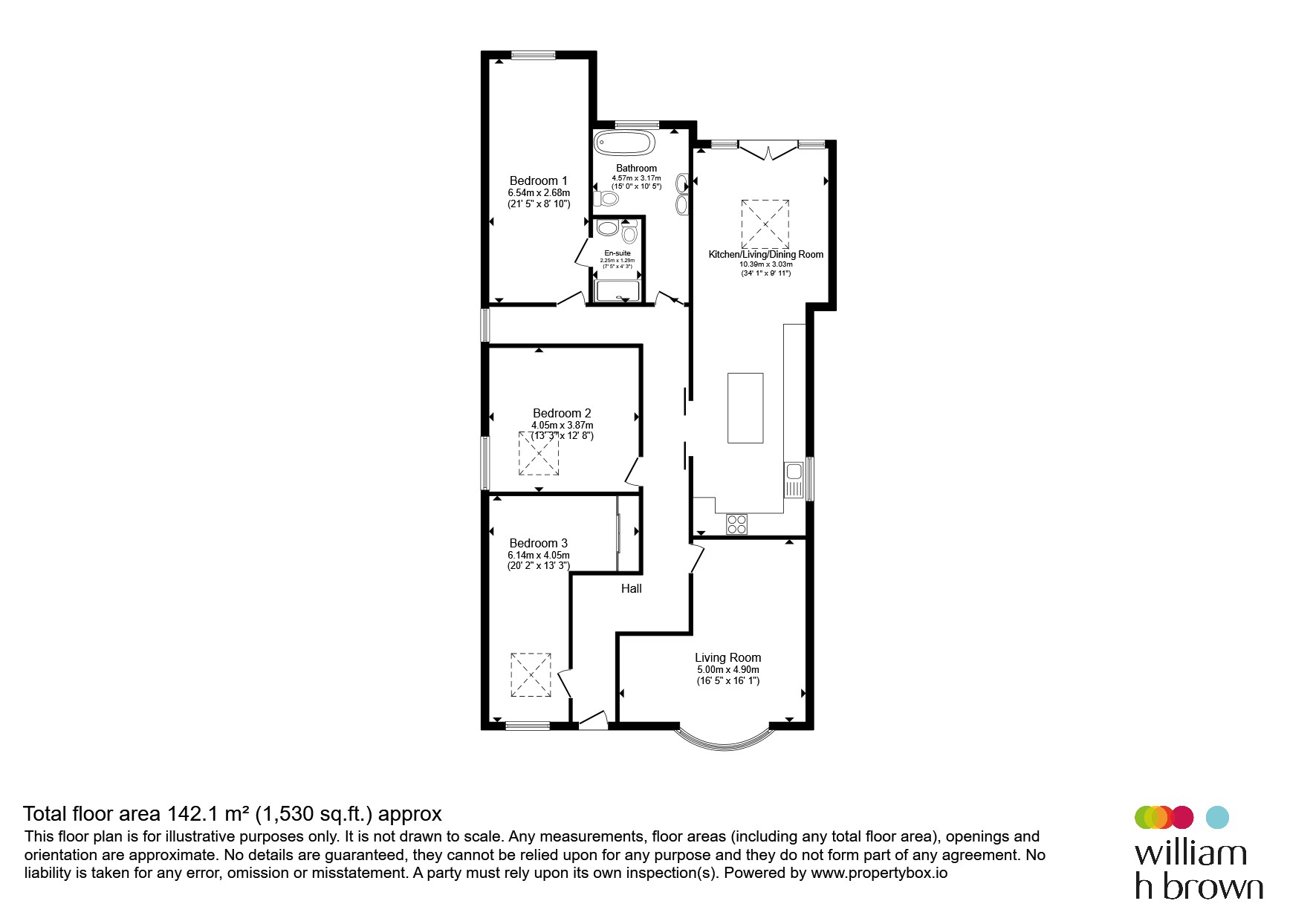 14, Kirkham Close, Barnsley floorplan
