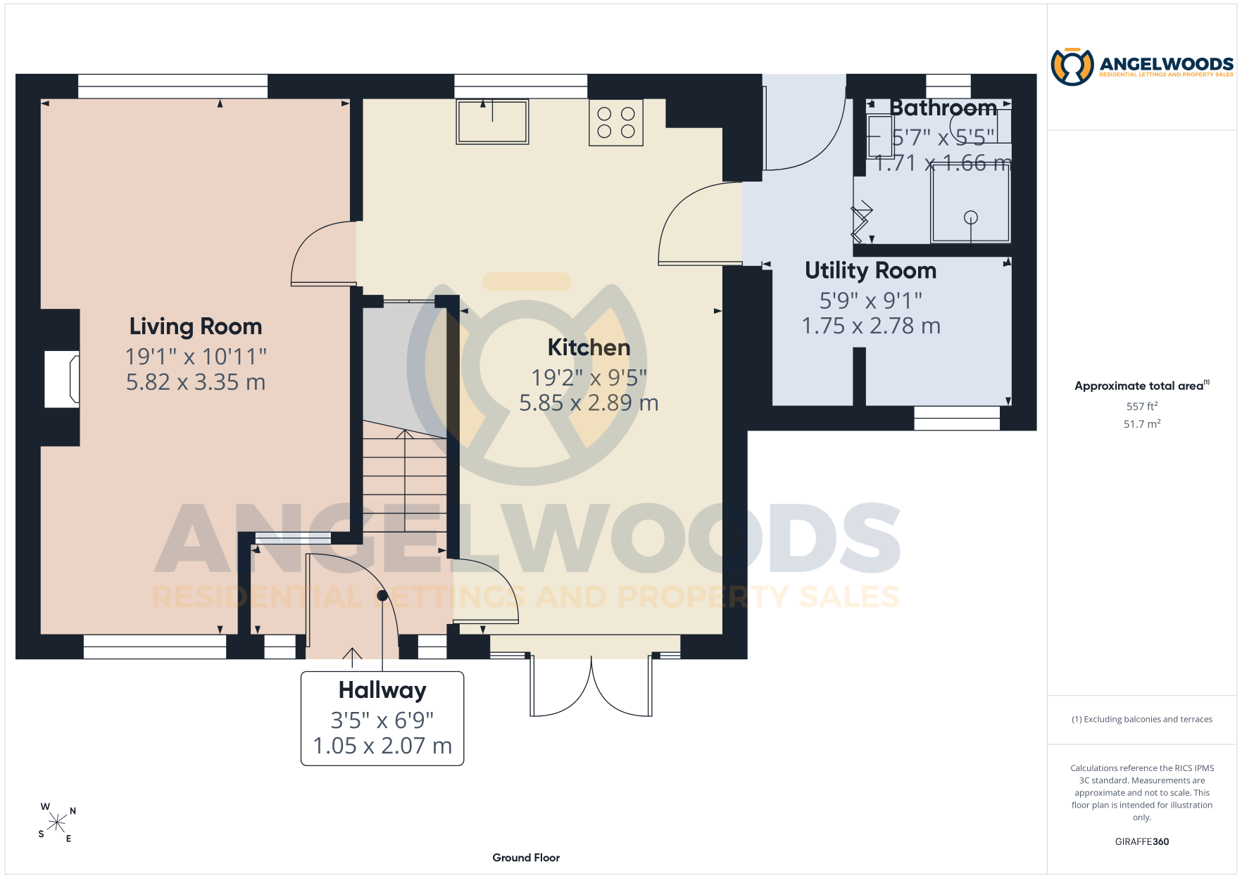 1 Leigh Road, Pontypool floorplan
