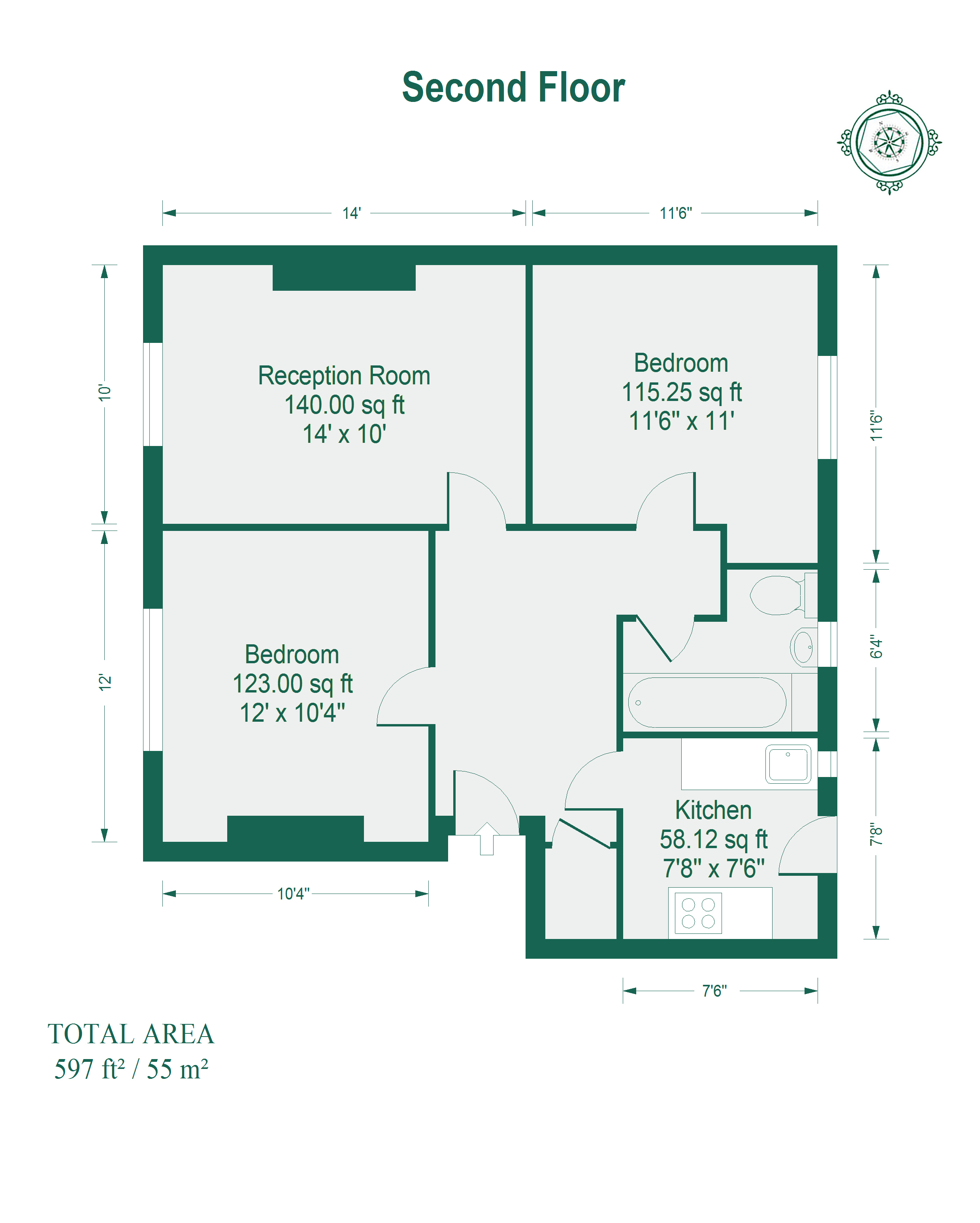 190B, North Circular Road, London floorplan