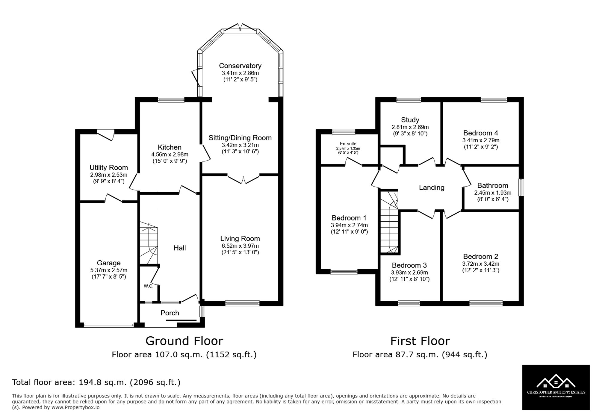 69a Nether Court, Halstead floorplan